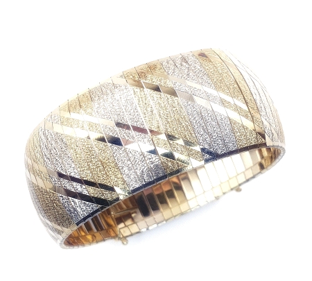 PULSERA ORO BICOLOR EGIPCIA