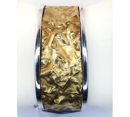 PULSERA BRAZALETE ORO BICOLOR