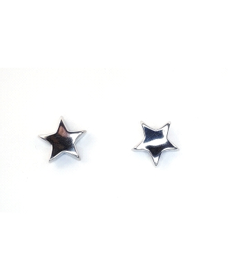 PENDIENTES ESTRELLA ORO BLANCO                                                                      