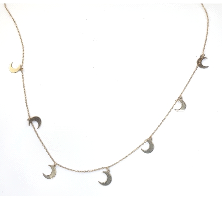 GARGANTILLA ORO LUNAS