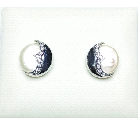 PENDIENTES ORO PERLA