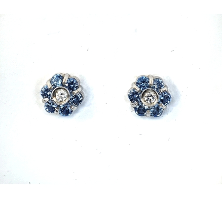 PENDIENTES ORO ROSETON