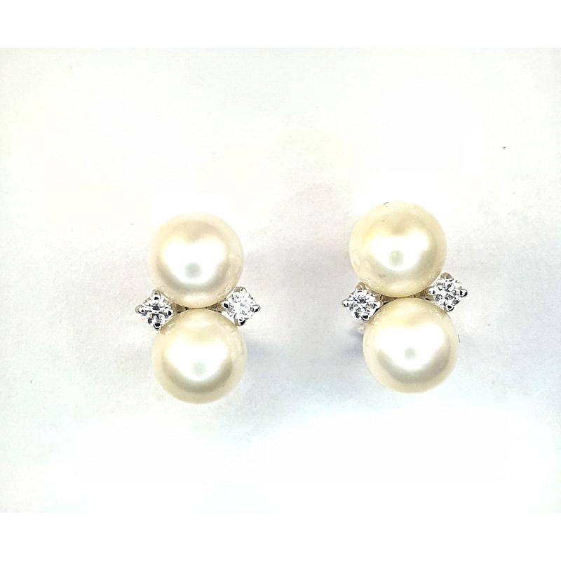 PENDIENTES ORO PERLAS                                                                               