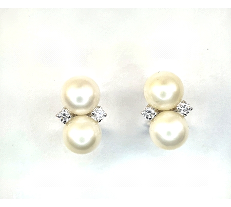 PENDIENTES ORO PERLAS