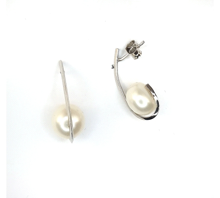 PENDIENTE ORO PERLA CULTIVADA