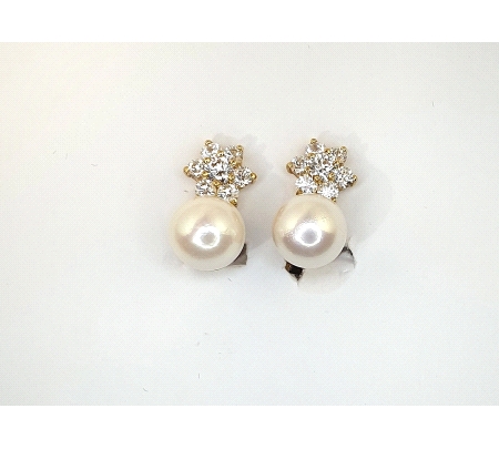 PENDIENTES ORO TU Y YO PERLA                                                                        