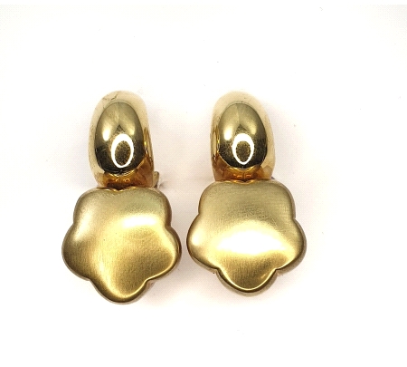 PENDIENTES ORO FLOR