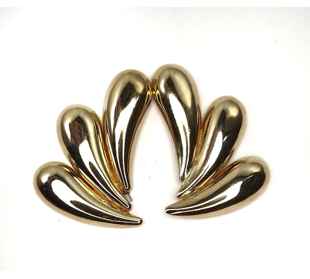 PENDIENTES ORO ABANICO