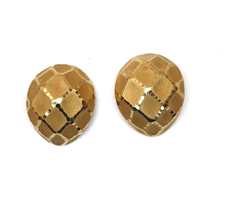 PENDIENTES OVAL CON FORMA DE PIÑA