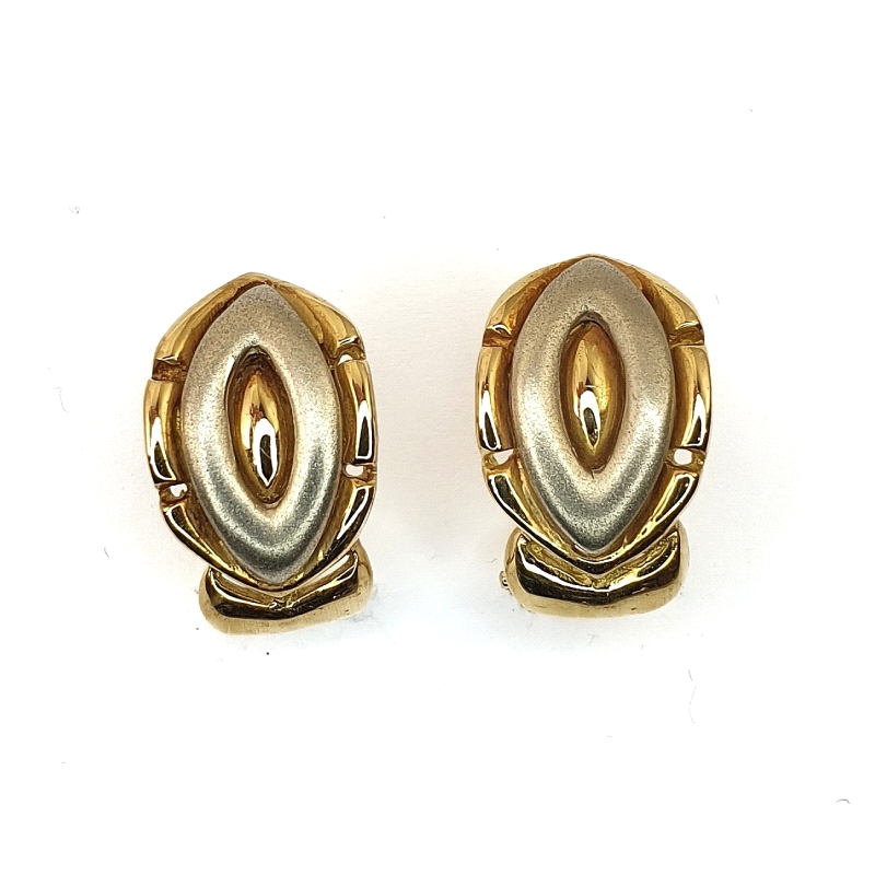 PENDIENTES ORO BICOLOR  OMEGA                                                                       