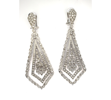 PENDIENTES PLATA SWAROVSKI