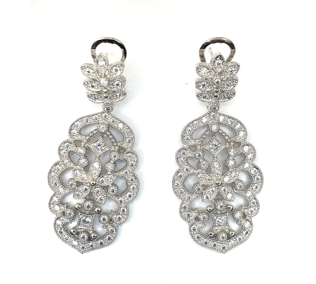PENDIENTES PLATA SWAROVSKI