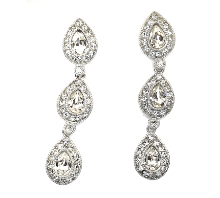 PENDIENTES PLATA SWAROVSKI