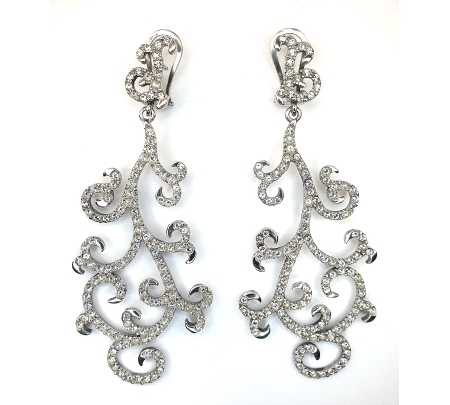 PENDIENTES PLATA SWAROVSKI