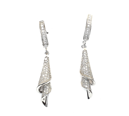 PENDIENTES PLATA CIRCONITA