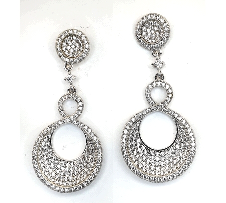 PENDIENTES PLATA CIRCONITAS