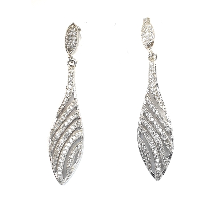 PENDIENTES PLATA CIRCONITAS