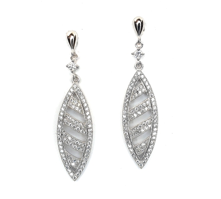 PENDIENTES PLATA CIRCONITAS