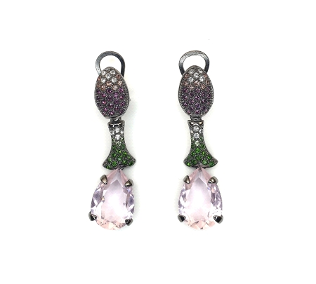 PENDIENTES PLATA SWAROVSKI