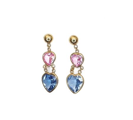 PENDIENTES ORO CORAZONES                                                                            