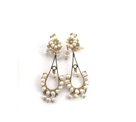 PENDIENTES ORO PERLAS