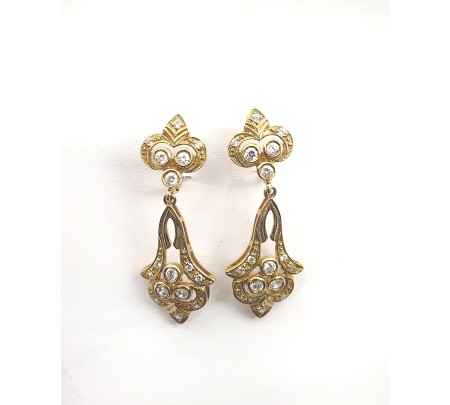 PENDIENTES ORO PERLAS                                                                               