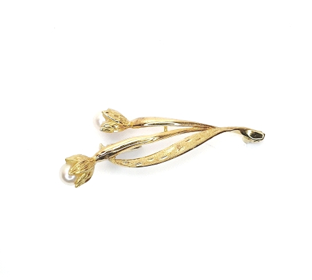 BROCHE ORO PERLA