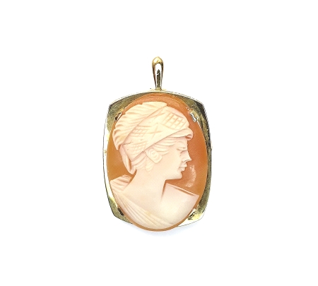 BROCHE/COLGANTE ORO CAMAFEO