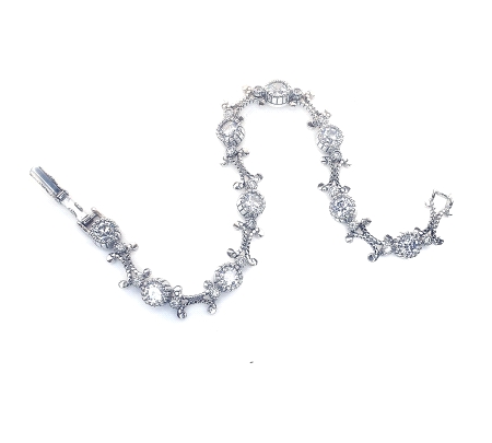 PULSERA PLATA CRISTAL SWAROVSKI