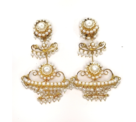 PENDIENTES ORO FALLERA                                                                              