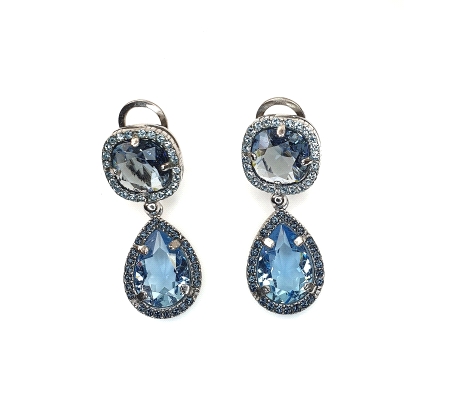 PENDIENTES PLATA SWAROVSKI