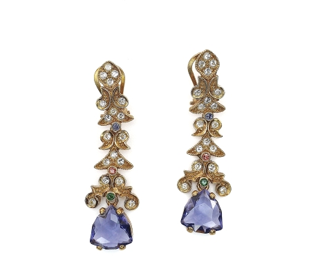 PENDIENTES PLATA CRISTAL SWAROVSKI