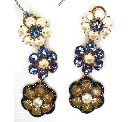 PENDIENTES PLATA CRISTAL SWAROVSKI