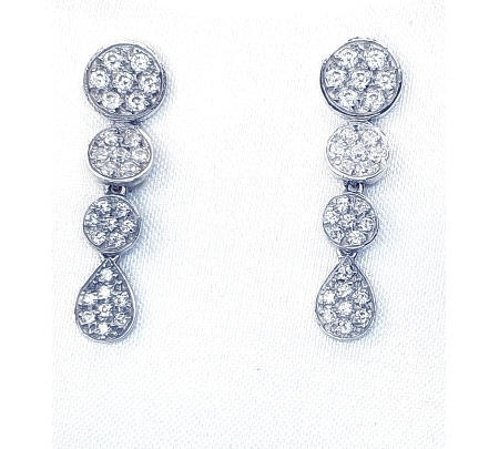 PENDIENTES ORO CIRCONITAS                                                                           