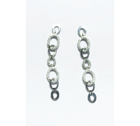 PENDIENTES PLATA CIRCONITAS