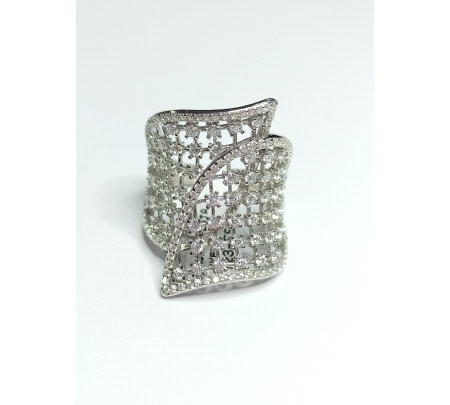SORTIJA PLATA CIRCONITAS