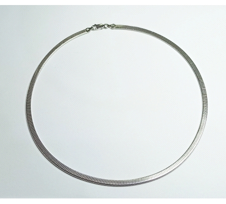 GARGANTILLA PLANA PLATA                                                                             