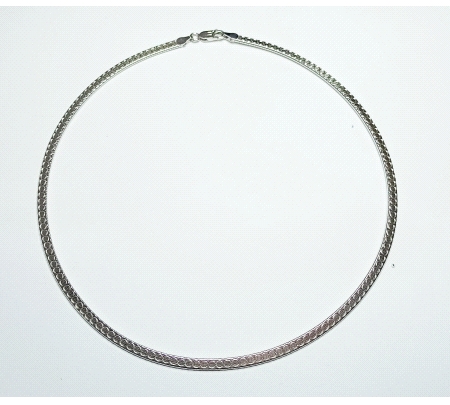 Gargantilla Plata Plana