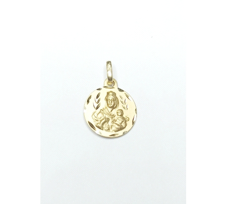 MEDALLA ORO ESCAPULARIO                                                                             