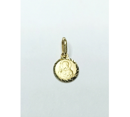 Medalla Escapulario Oro
