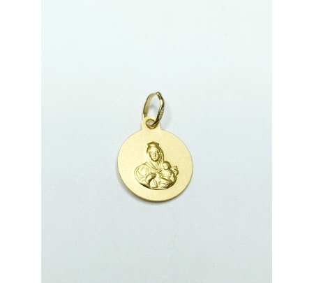 Medalla Escapulario Oro
