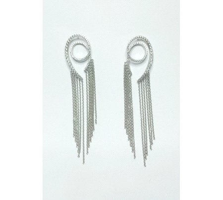 PENDIENTES PLATA CIRCONITAS