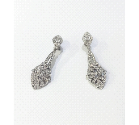 Pendientes Plata Cristal Swarovski