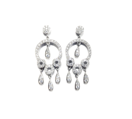 PENDIENTES ORO CIRCONITAS