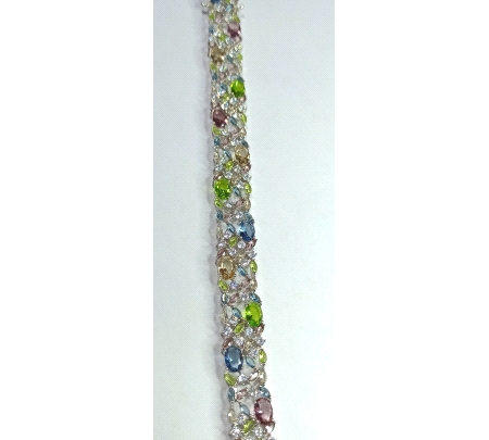 PLATA PULSERA CUARZO