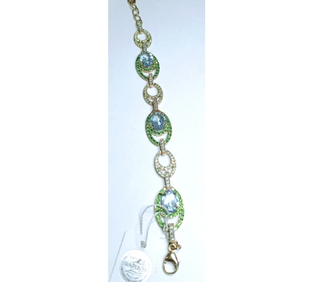 PULSERA PLATA PEDRERIA