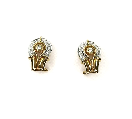 PENDIENTES ORO DIAMANTES
