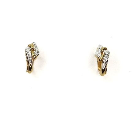 PENDIENTES ORO DIAMANTES