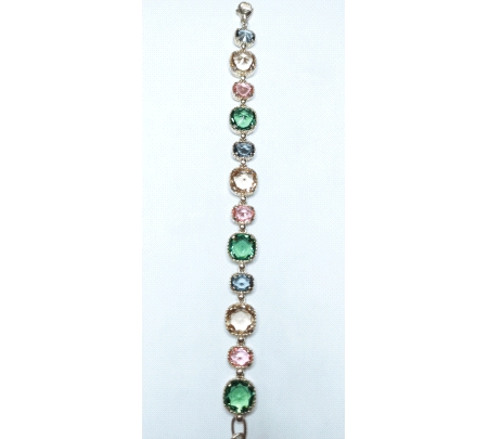 PULSERA PLATA  SWAROVSKI