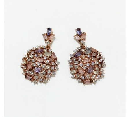 PENDIENTES PLATA CUARZOS